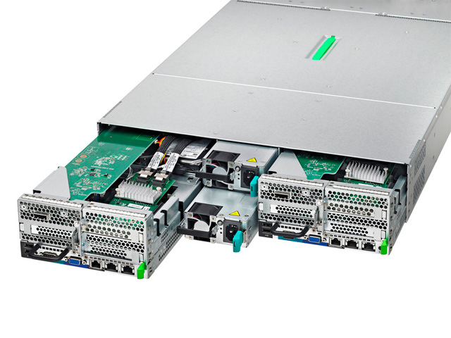 Кластерный сервер Fujitsu Primergy CX420 S1 с высокой доступностью данных и приложений изображение 18983